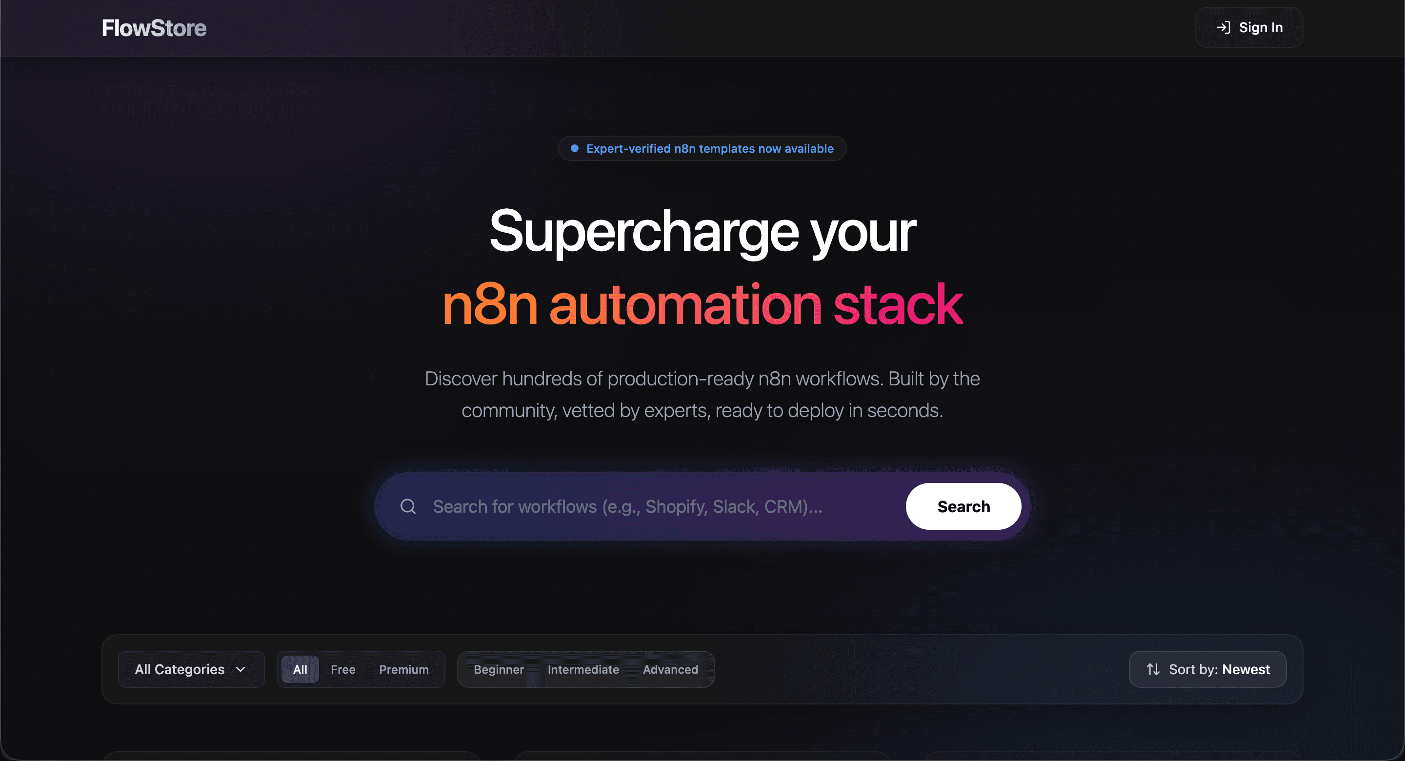 Flowstore.dev screenshot 1